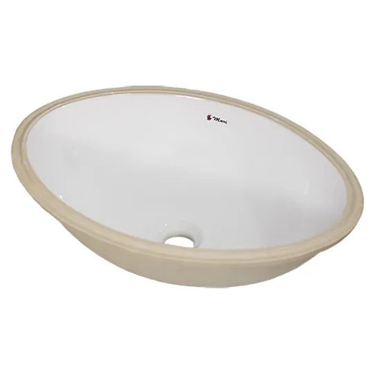 MARI CUBA EMBUTIR OVAL BRANCA M2