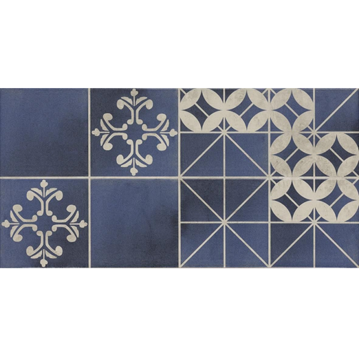 CERÂMICA Neo Barroco Azul 30X60. A M² Pointer