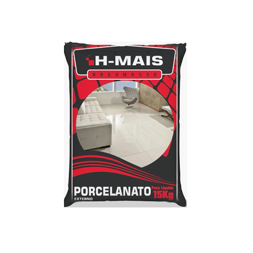 Argamassa Porcelanato Externo 15Kg H-Mais
