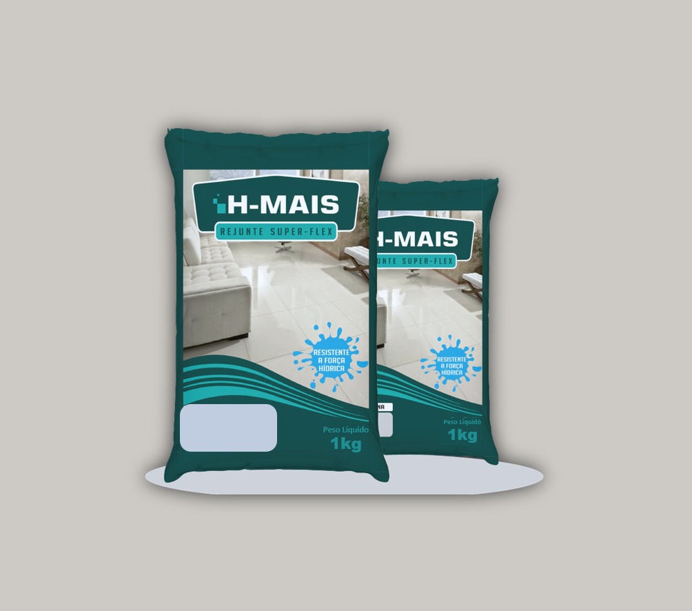Rejunte Cinza Platina Flexivel 1kg H-mais