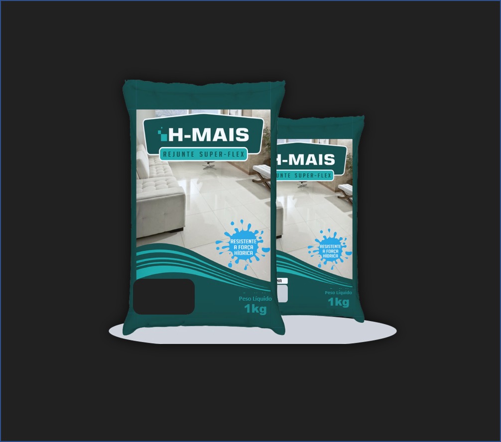Rejunte Grafite Flexivel 1kg H-mais