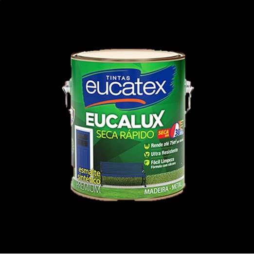 PRETO 3,6L EUCALUX SECA RÁPIDO ESMALTE PREMIUM