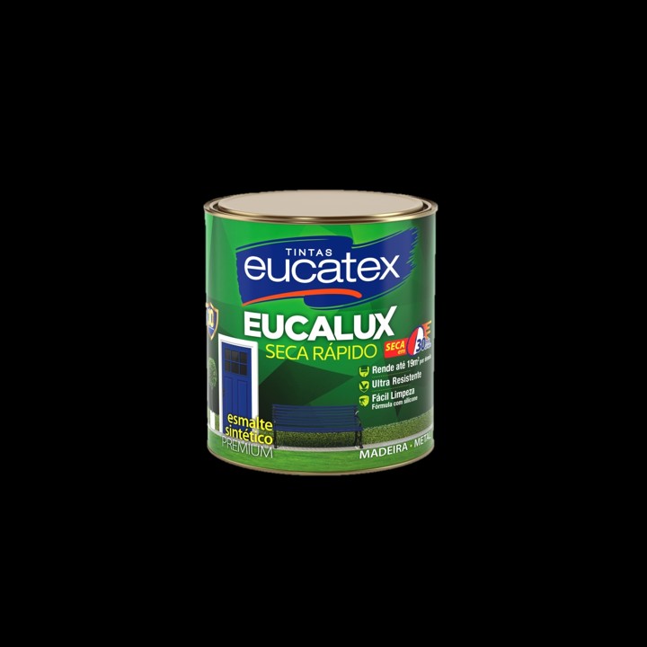 PRETO 900mL EUCALUX SECA RÁPIDO ESMALTE PREMIUM