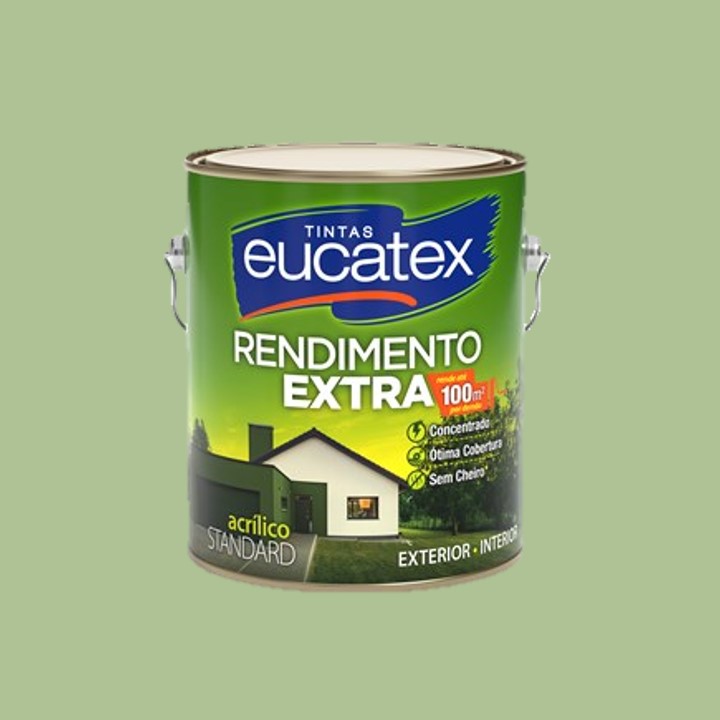 VERDE KIWI GALÃO 3,6L EUCATEX ACRÍLICA RENDIMENTO EXTRA