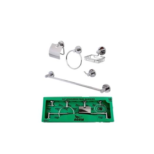 AGUIA KIT PBANHEIRO 5PCS INOX PREMIUN