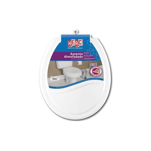 HERC ASSENTO SANITARIO ALMOFADADO BRANCO 2385
