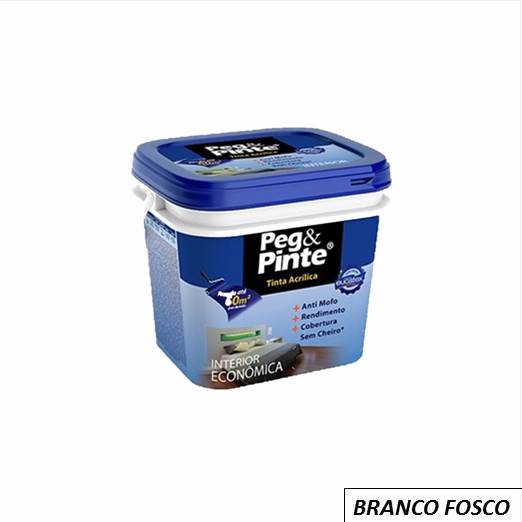 EUCATEX PEG E PINTE 3,6L ACRILICO BRANCO NEVE