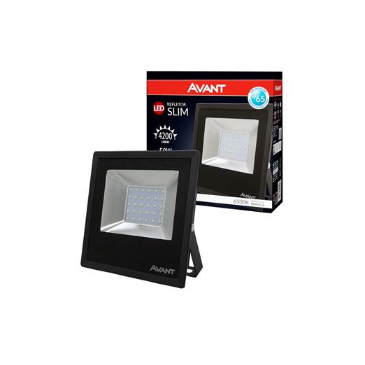 REFLETOR LED 20W 6500K SLIM AVANT