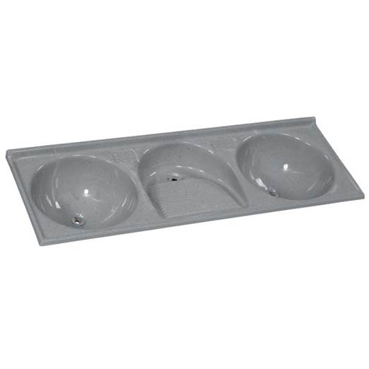 TANQUE TRIPLO MARM. SINT. 1.50X54 INDIMEL Cores Diversas