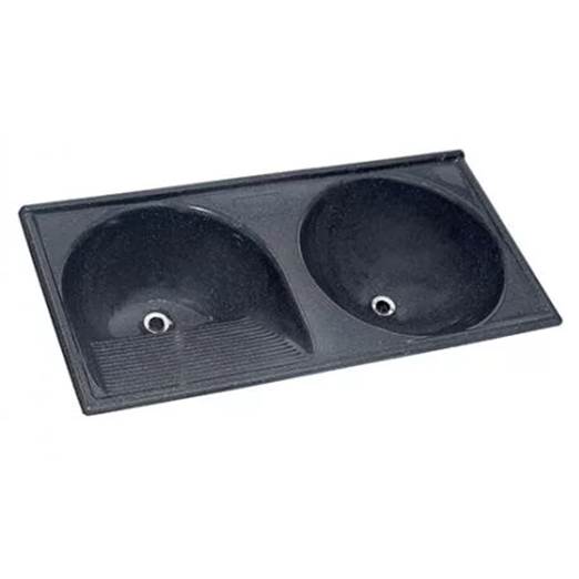 TANQUE DUPLO CIRC.MARM. SINT. 1.20X54 INDIMEL Cores Diversas