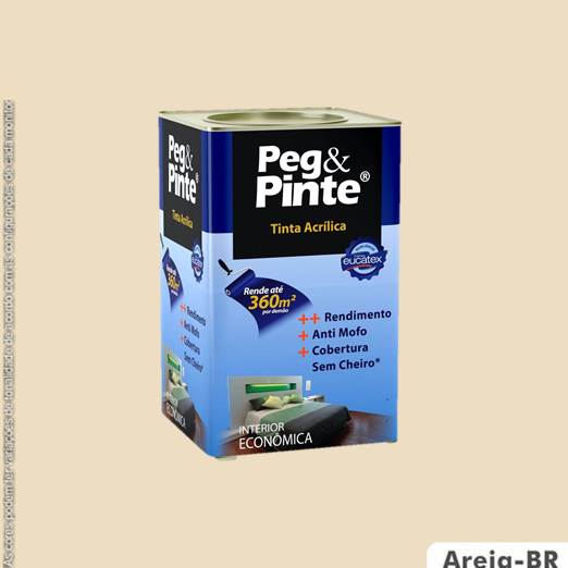 EUCATEX PEG E PINTE 18L ACRILICO AREIA PIPA