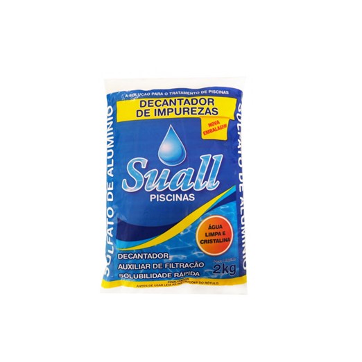 Decantador De Impurezas 2kg De Sulfato De Aluminio Suall