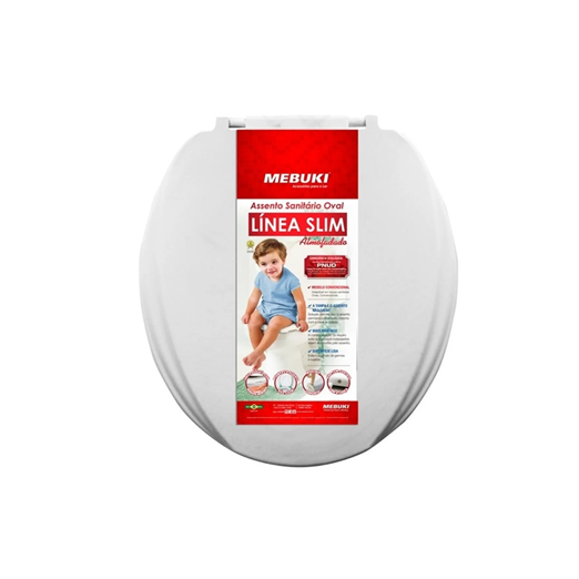 ASSENTO SANIT.ALMOF. OVAL BRANCO MEBUKI
