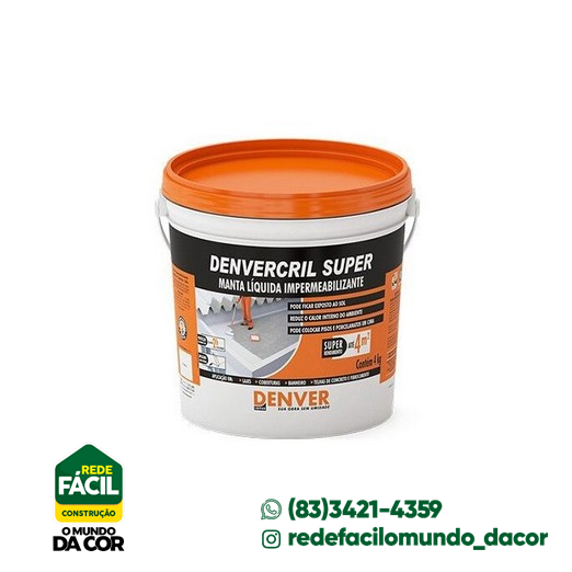 DENVERCRIL SUPER-BRANCO 4,0KG