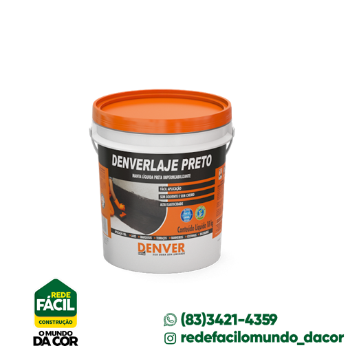 DENVERLAJE PRETO 3,6KG(VEDAPREN)