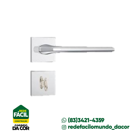 STAM FECH..823/25-ROSETA QUAD.INOX WC