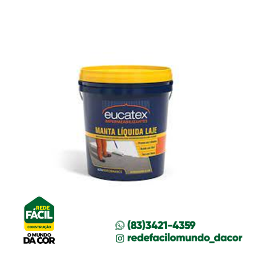 EUCATEX MANTA LIQUIDA BRANCO 18K