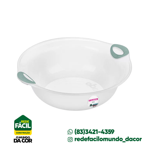 BACIA PLASTICO SANREMO 5L