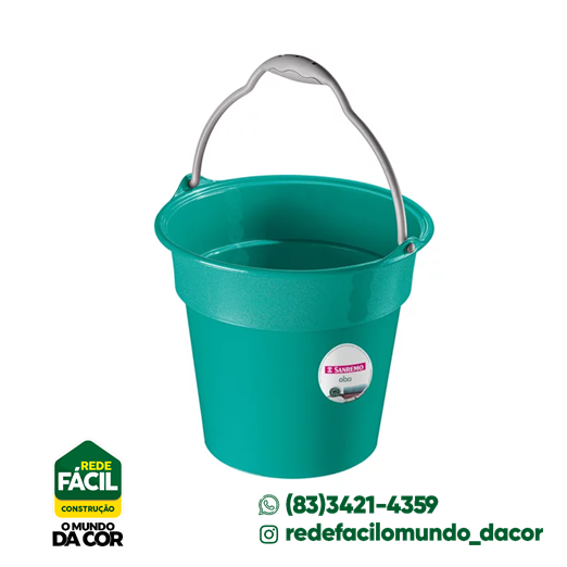 BALDE 8L PLASTICO 610/7 SANREMO