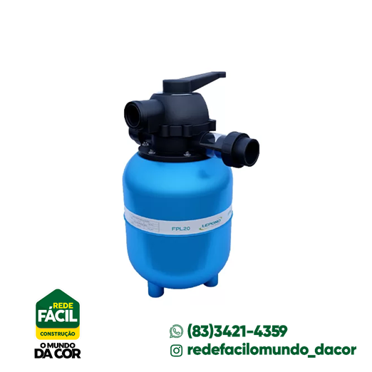 FILTRO PISCINA FPL20 50MM LEPONO Cod 14