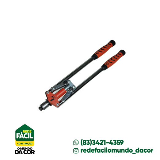 Alicate Rebitador De Alavanca 17 Pol. 3 Bicos 43cm