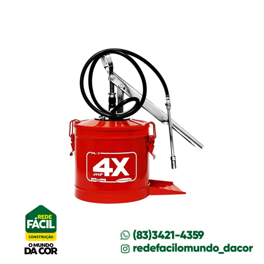 BOMBA GRAXA 7KG HIDRONLUBZ