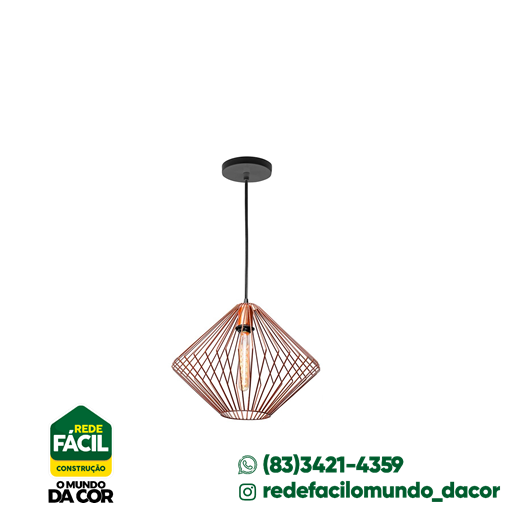 LUST PD ARAMADO DIAMANTE RUBI COBRE ENERLUX