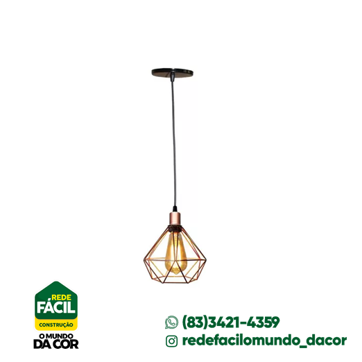 LUST PD ARAMADO DIAMANTE COBRE ENERLUX