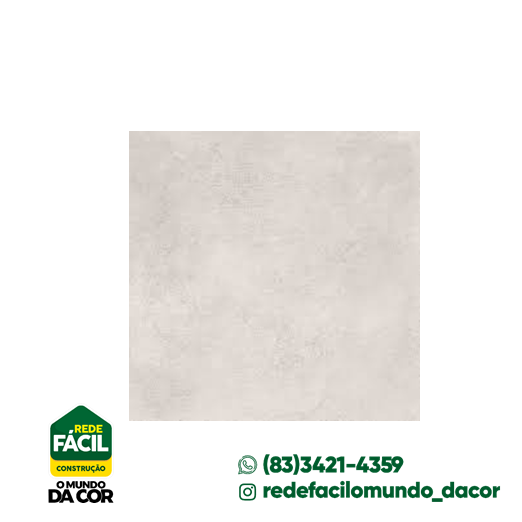 CERÂMICA 60X60 CIMENTO CINZA MATE A MT² POINTER