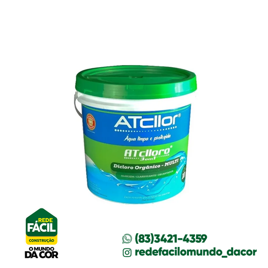 CLORO PISCINA MULT ACAO ORGANICO 10KG ATCLLOR
