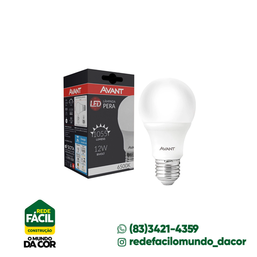 LAMPADA LED 12W 6500K AVANT