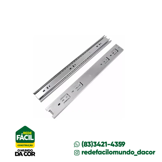 CORREDICA TELESCOPICA 45X350MM ZL 2018 JOMARCA