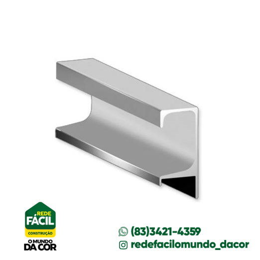 PERFIL PUXADOR 15MMX3M RETO 5038 ALUF DIVERSOS