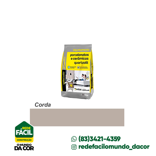 REJUNTE 1KG CORDA QUARTZOLIT