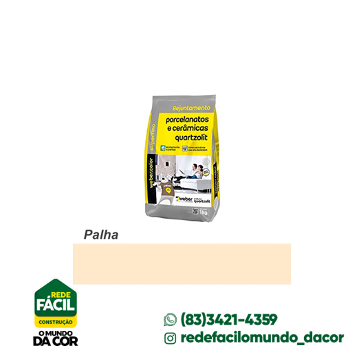 REJUNTE 1KG PALHA QUARTZOLIT