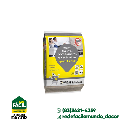 REJUNTE 5KG BEGE P/PORCELANATO QUARTZOLIT