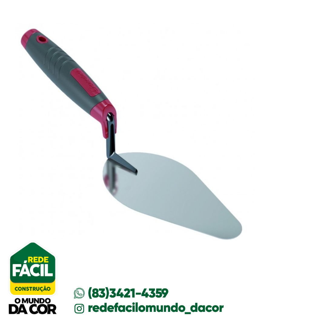 COLHER PEDREIRO CORTAG C/ CABO PLAST. OVAL 08