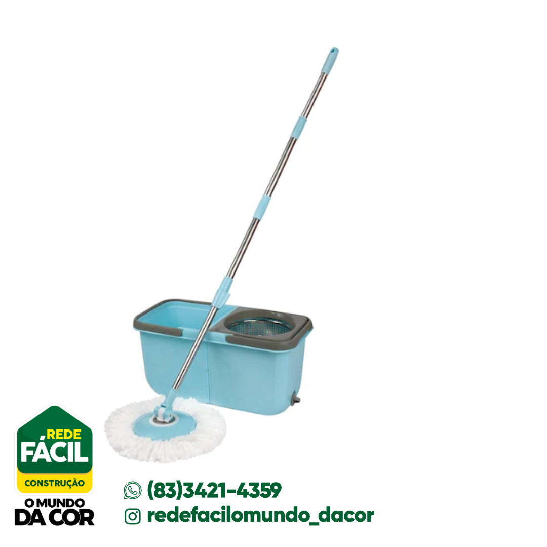 ESFREGAO MOP LIMP PRATICA 8L MOR