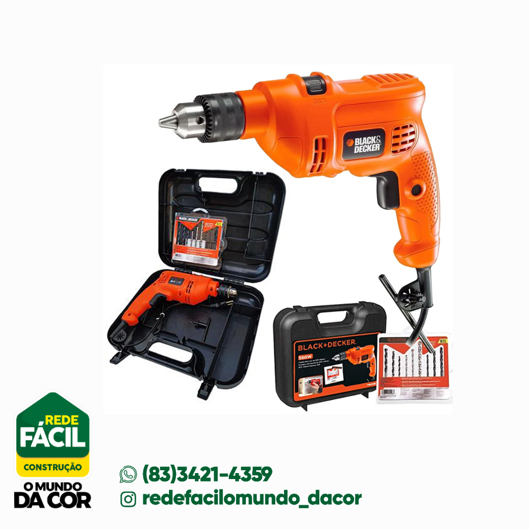 FURADEIRA IMP.3/8 550W 220V BLACK&DECKER