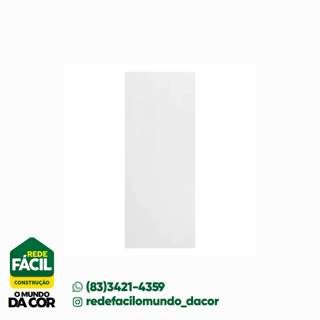 PORTA MAD.0.60 X 2.10 BRANCA CLM