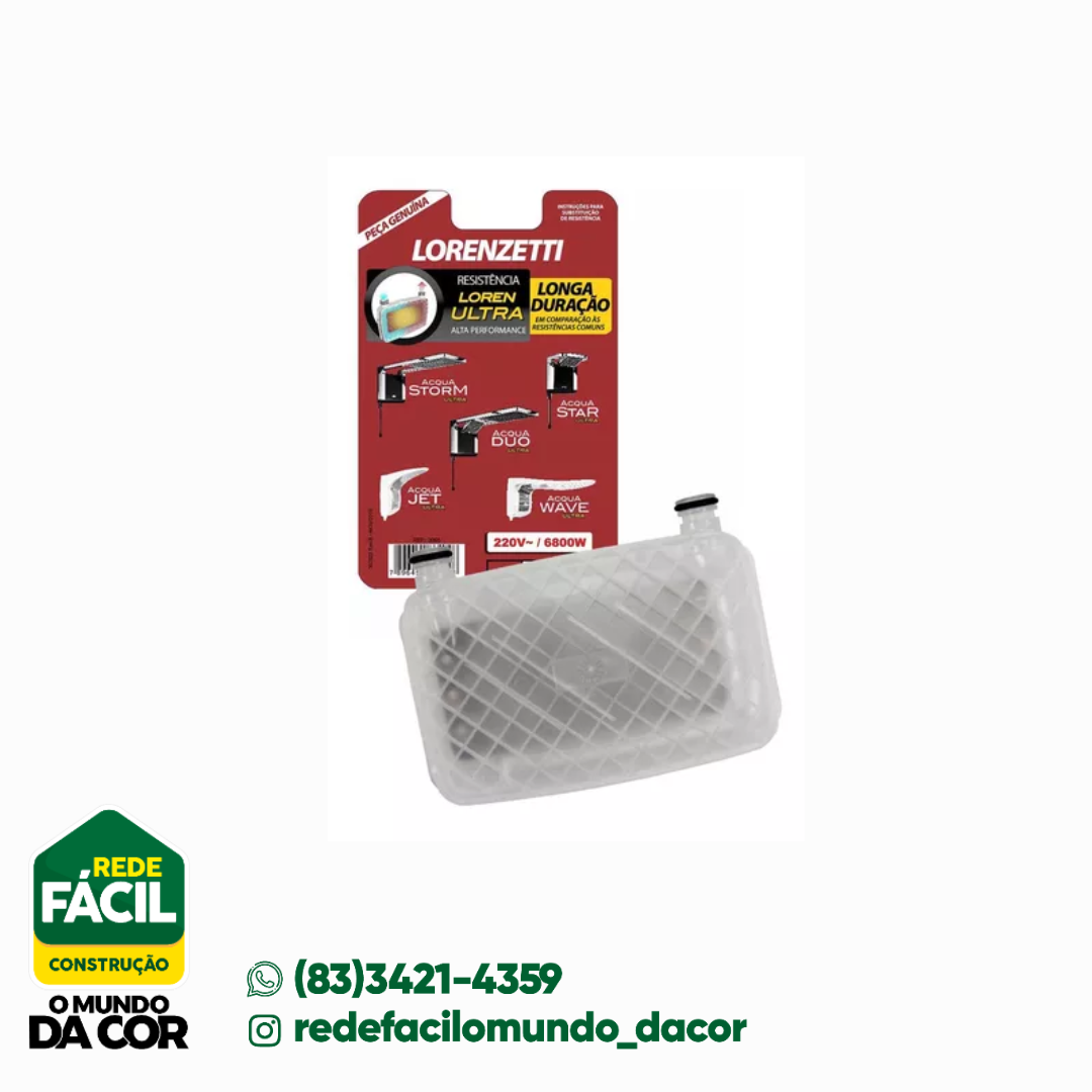 RESISTENCIA ACQUA ULTRA 3065A 220/6800 LORENZETTI