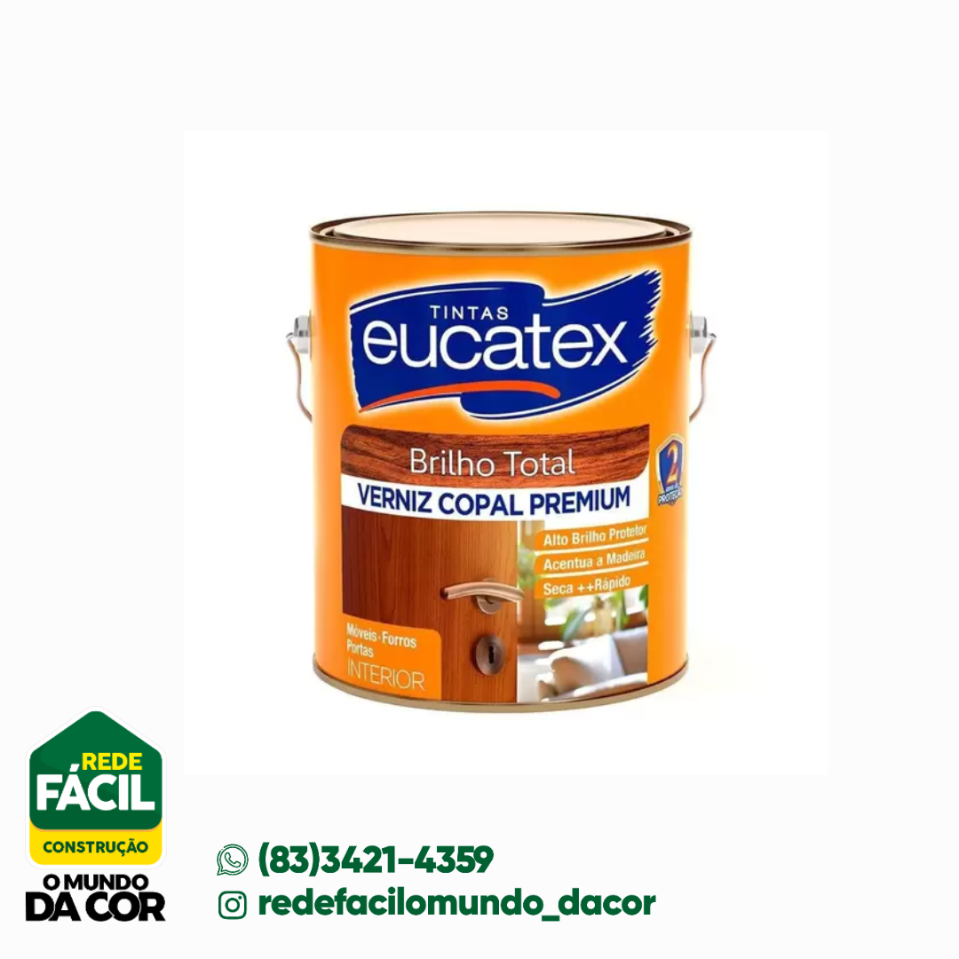 EUCATEX VERNIZ INCOLOR 0.900ML