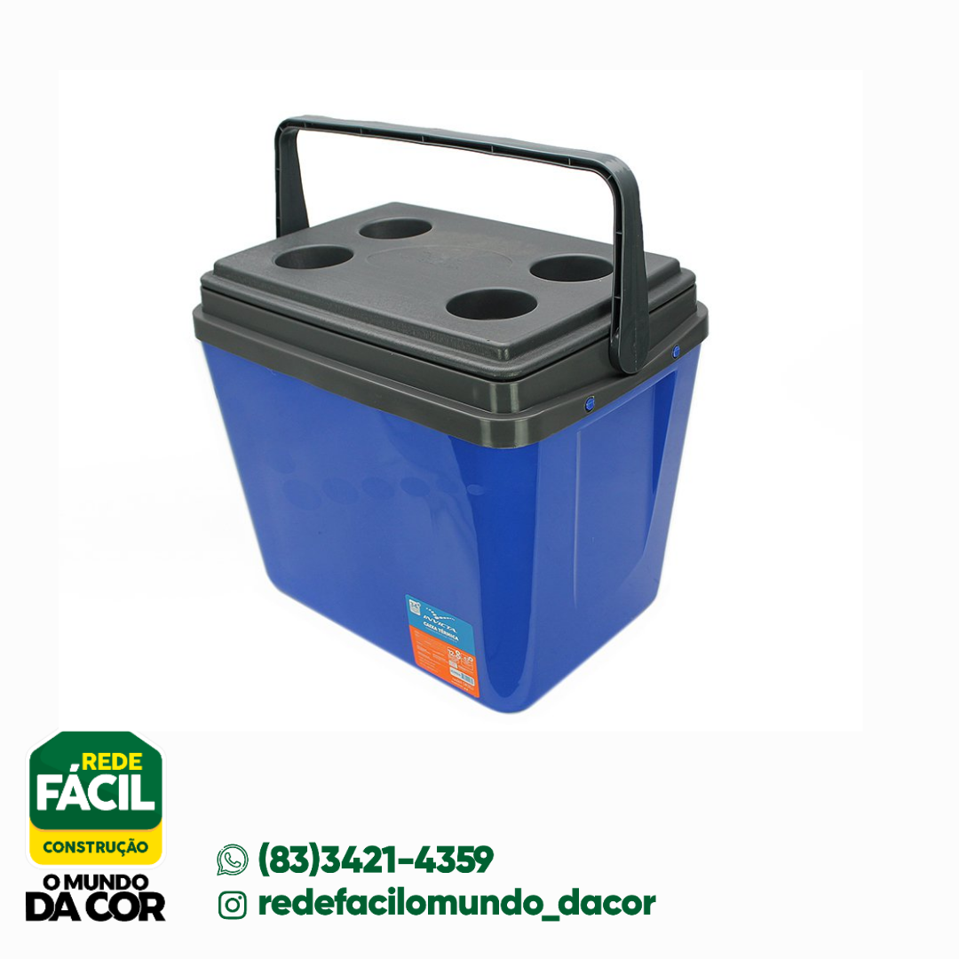 CAIXA TERMICA POP 34L BLUE INVICTA
