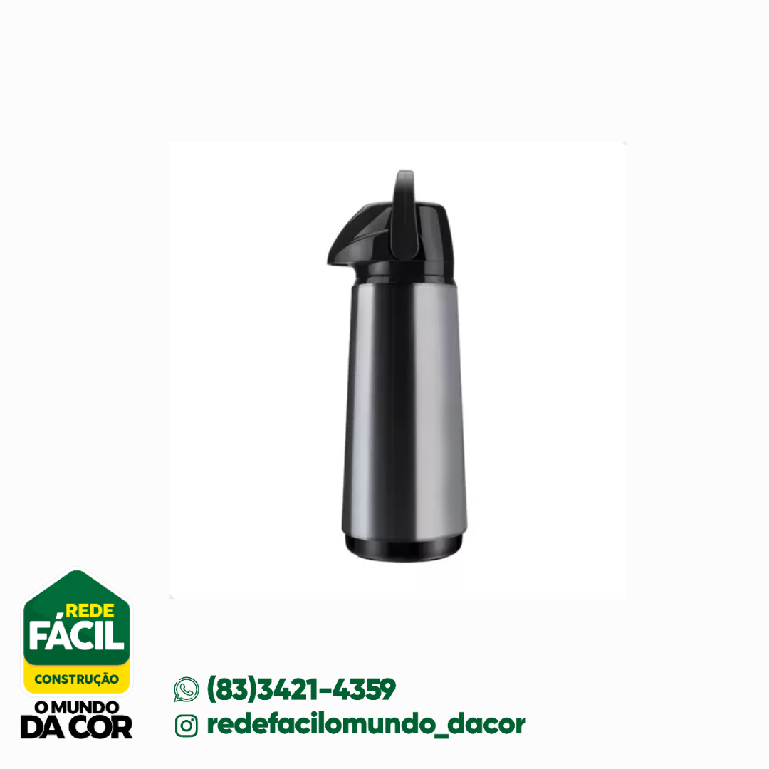 GARRAFA AIR POT INOX SLIM 1,8L INVICTA