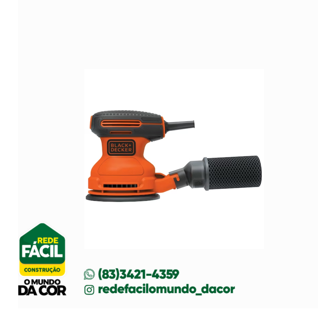 LIXADEIRA ROTO ORBITAL 5^180W 220V BLACK&DECKER