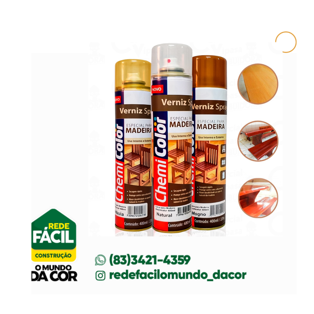 SPRAY VERNIZ MAD 400ML CHESIQUIMICA
