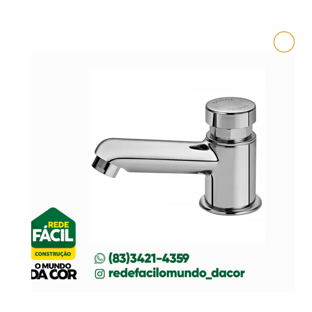 DOCOL TORN.P/LAVAT.MESA PRESSMATIC COMPACTA CHROME