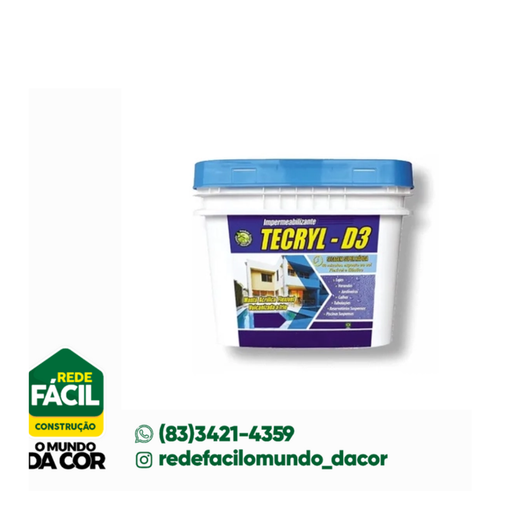 TECRYL D-3 AZUL 15KG