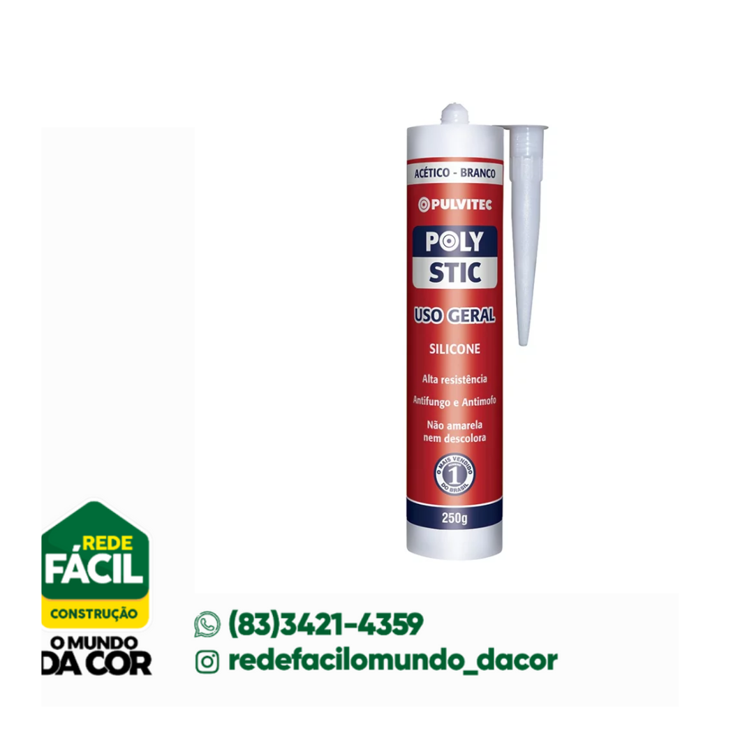 SILICONE 250G BRANCO PULVITEC