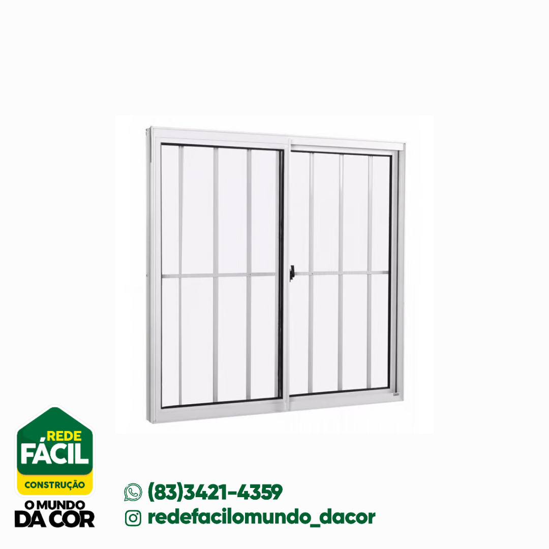 JANELA AL.C/GDE.BCA 100X100 VL PREMIUM CLM